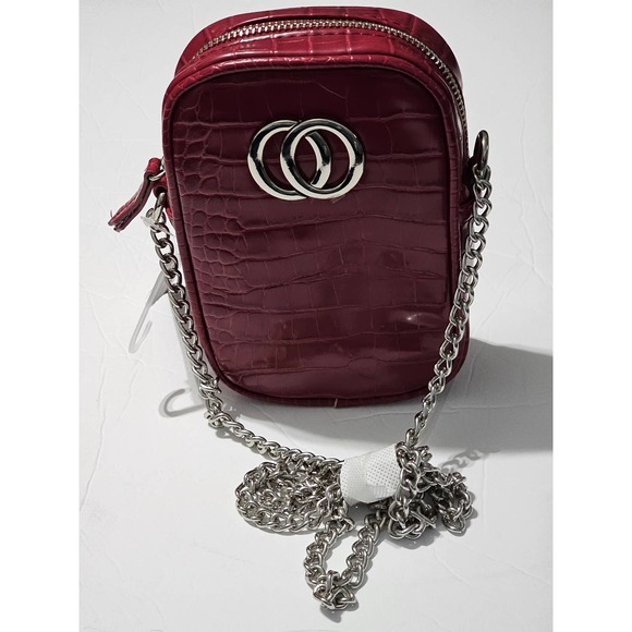 No Boundries Red Phone North/South Crossbody  Bag - Picture 12 of 13